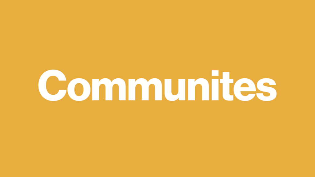 Communities